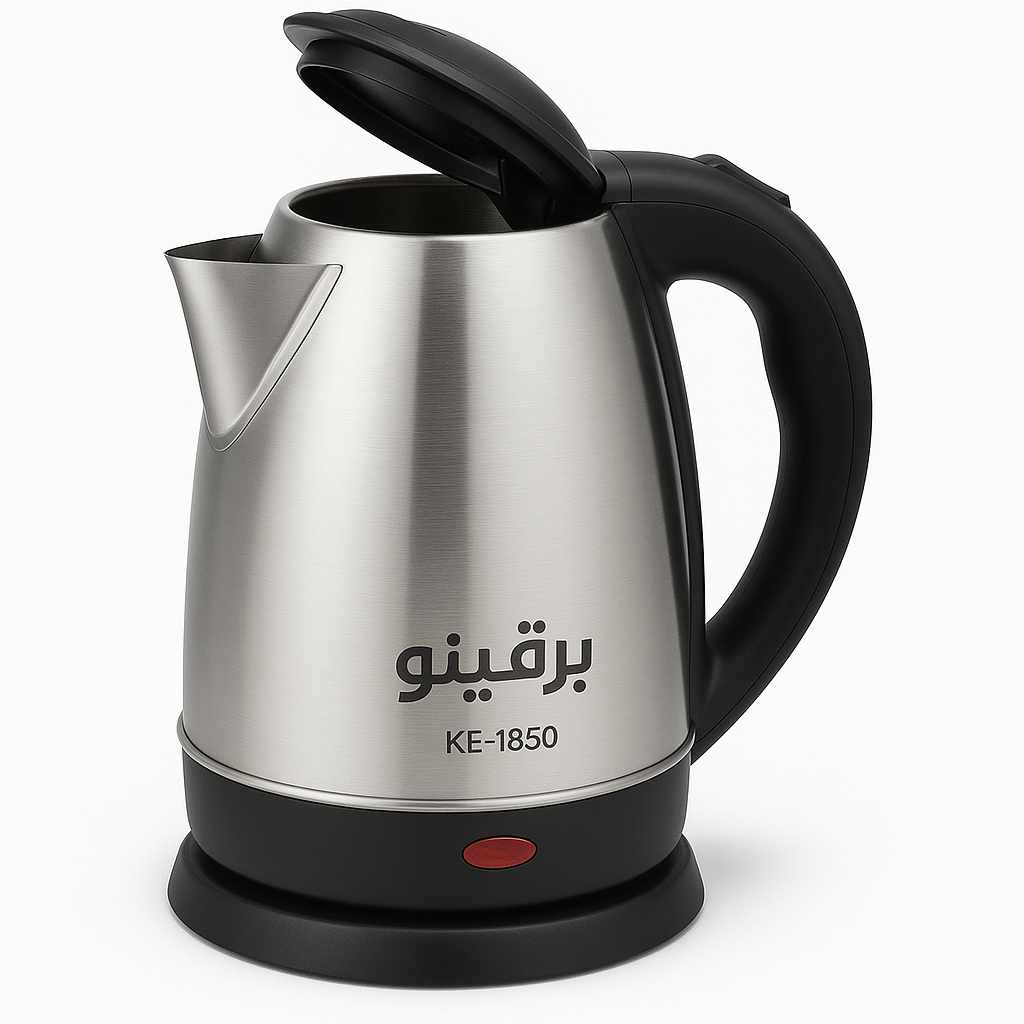 کتری برقی استیل برقینو مدل KE-1850 | 1.8 لیتر با قطع‌کن خودکار