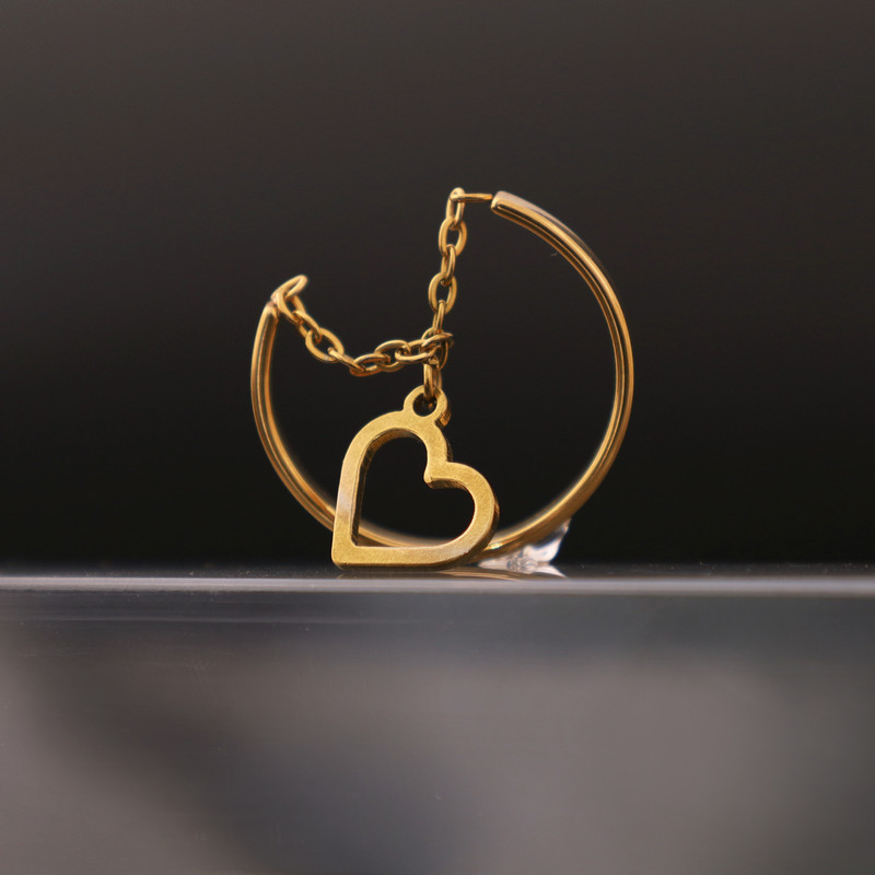 انگشتر زنانه ماصرم طرح قلب کد Ri3094